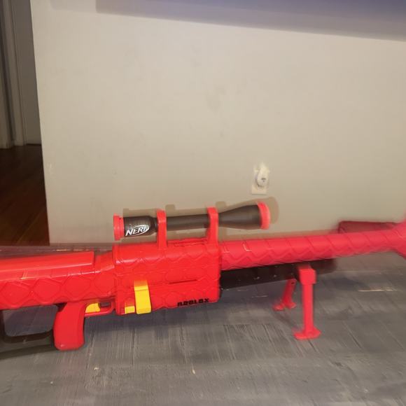 Nerf Roblox Zombie Attack Viper Strike Sniper Blaster with Scope Clip and Stand - Picture 3 of 4